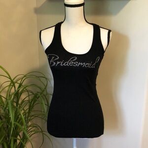 Bridesmaid Rhinestone Tank